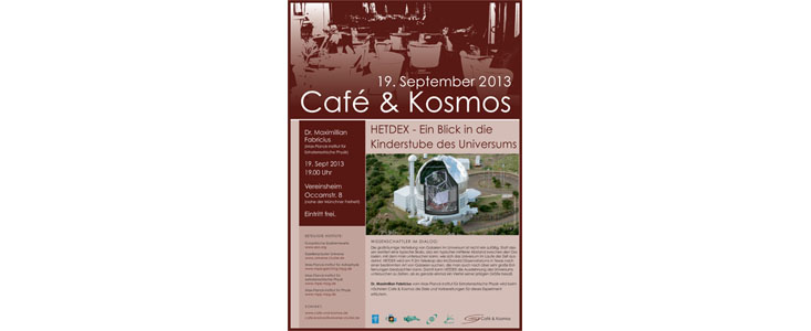 Poster zu Café & Kosmos am 19. September 2013