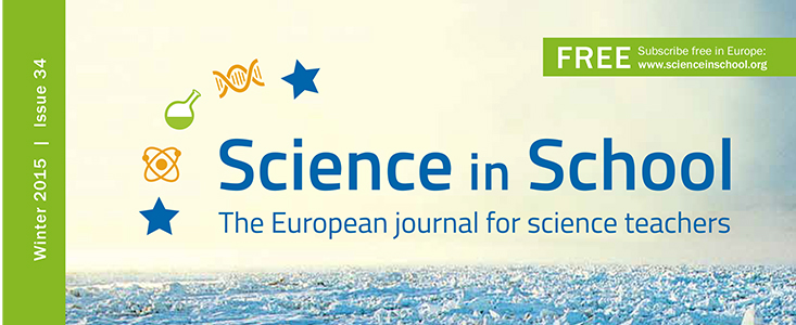 Copertina del n. 34 di Science in School