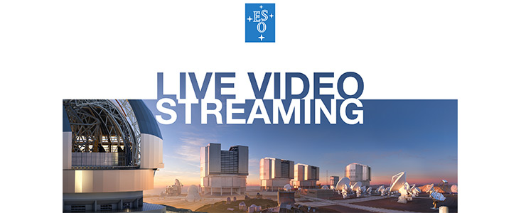 Videos de ESO en vivo vía streaming