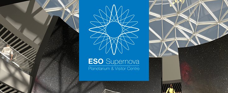 Titelseite der ESO Supernova Planetarium & Visitor Centre events brochure
