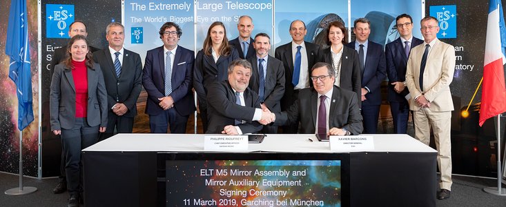Vertrag für ELT-Spiegel M5 unterzeichnet