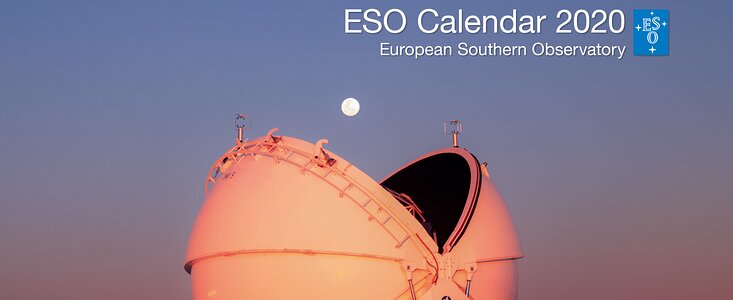 Copertina del calendario dell'ESO 2020