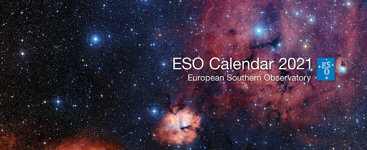 La copertina del calendario 2021 dell’ESO