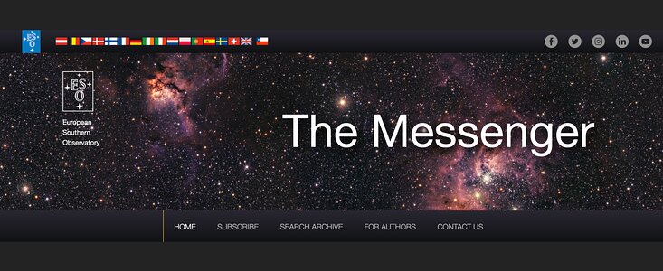 Banner des neuen digitalen Zuhauses von The Messenger