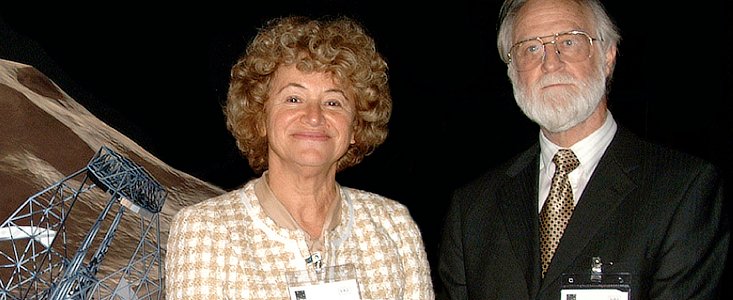 Dr. Catherine Cesarsky and Prof. Ron Ekers