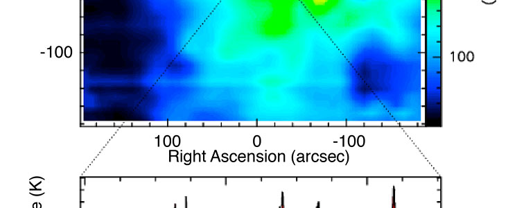 Sub-millimetre image of a stellar cradle