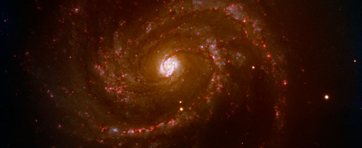 Spiral galaxy Messier 100