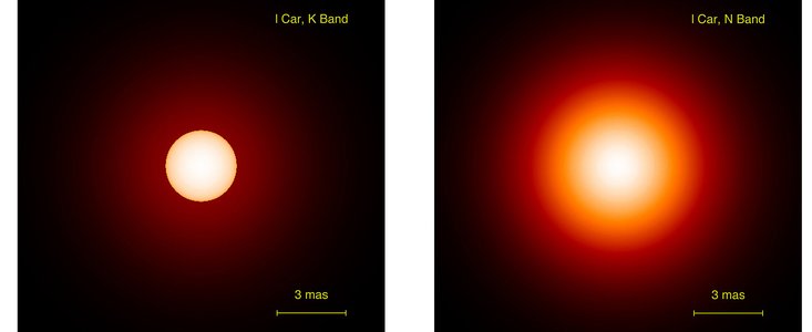 Model image of Cepheid L Carinae