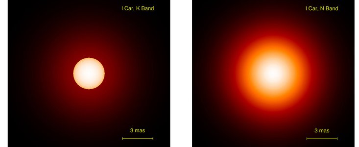 Model image of Cepheid L Carinae