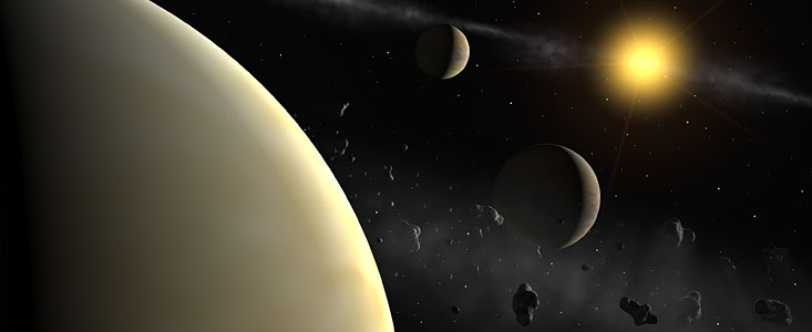 Planetary system around HD 69830