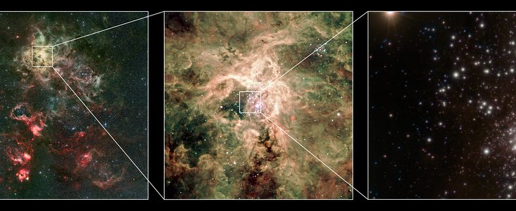 Der junge Sternhaufen RMC 136a