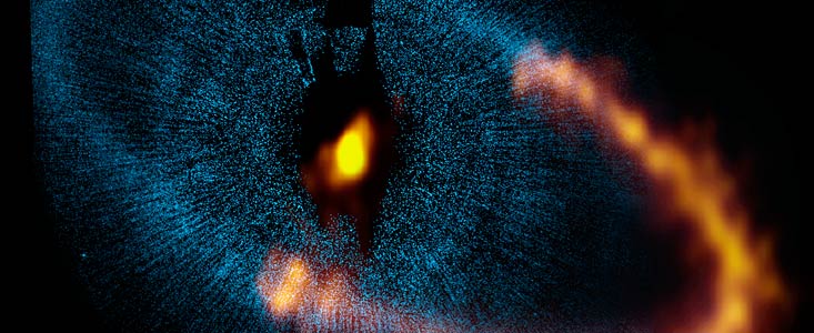 ALMA observe un anneau autour de l'étoile brillante Fomalhaut