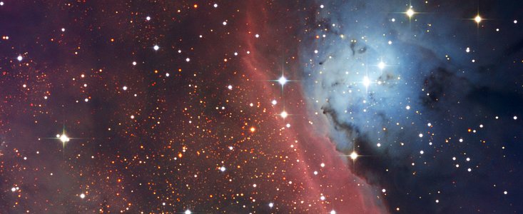 La région NGC 6559 de formation d'étoiles
