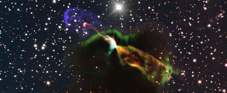 Une splendide image d'une étoile « nouveau-né » prise par ALMA et le NTT