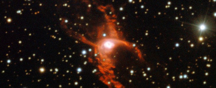 Bipolární planetární mlhovina NGC 6537