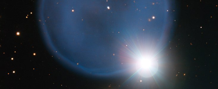 Planetární mlhovina Abell 33 na snímku pořízeném dalekohledem ESO/VLT