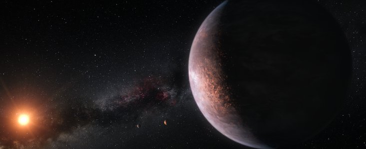 Ilustración del sistema planetario de TRAPPIST-1