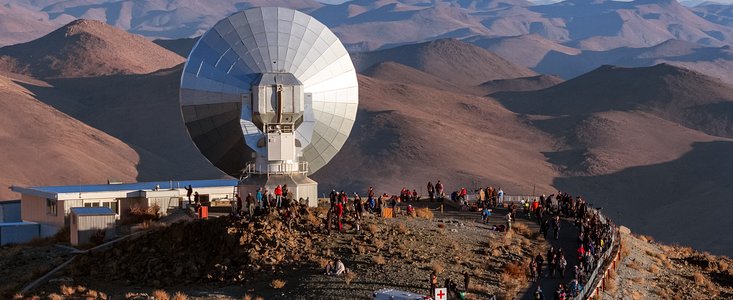 SEST durante el eclipse solar total de 2019