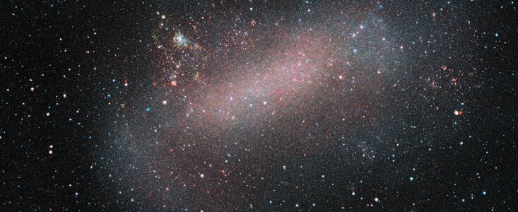 De Grote Magelhaense Wolk door het oog van VISTA