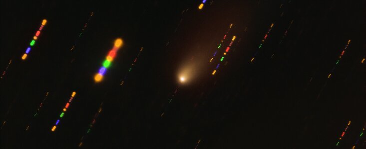 Immagine della cometa interstellare 2I/Borisov catturata con il VLT