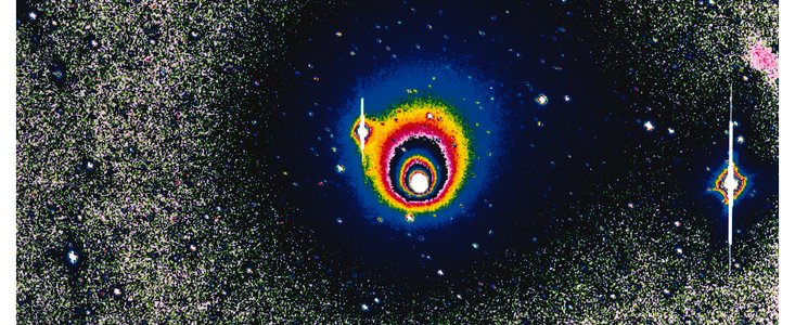 First NTT image of comet Hale-Bopp after solar conjunction