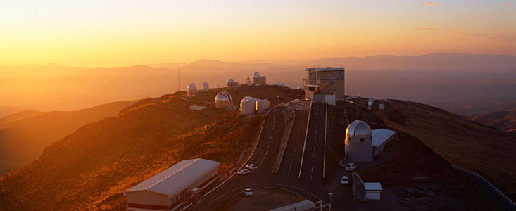 La Silla-observatoriet i marts 2003