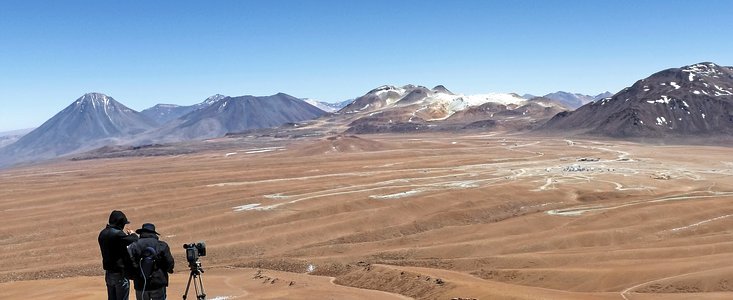 Filming The Eyes of the Atacama at the ALMA site