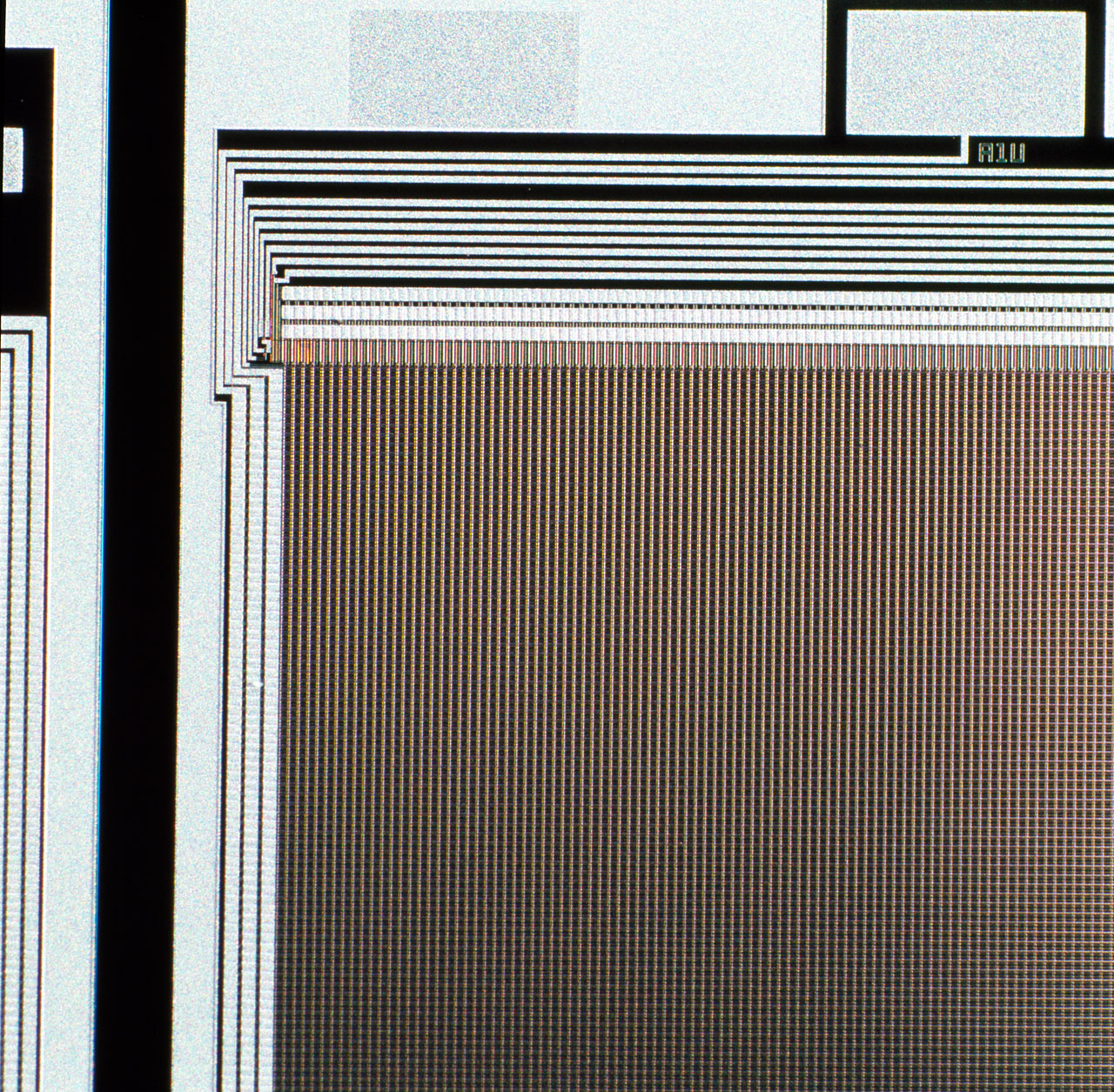 CCD wafer detail