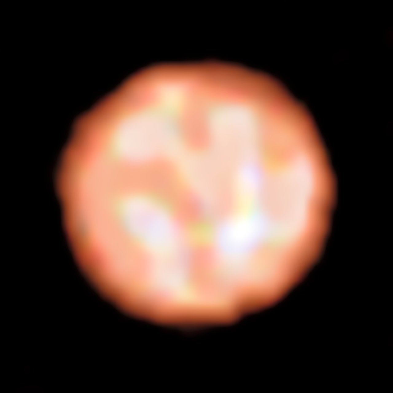 The surface of the red giant star π1 Gruis from PIONIER on the VLT