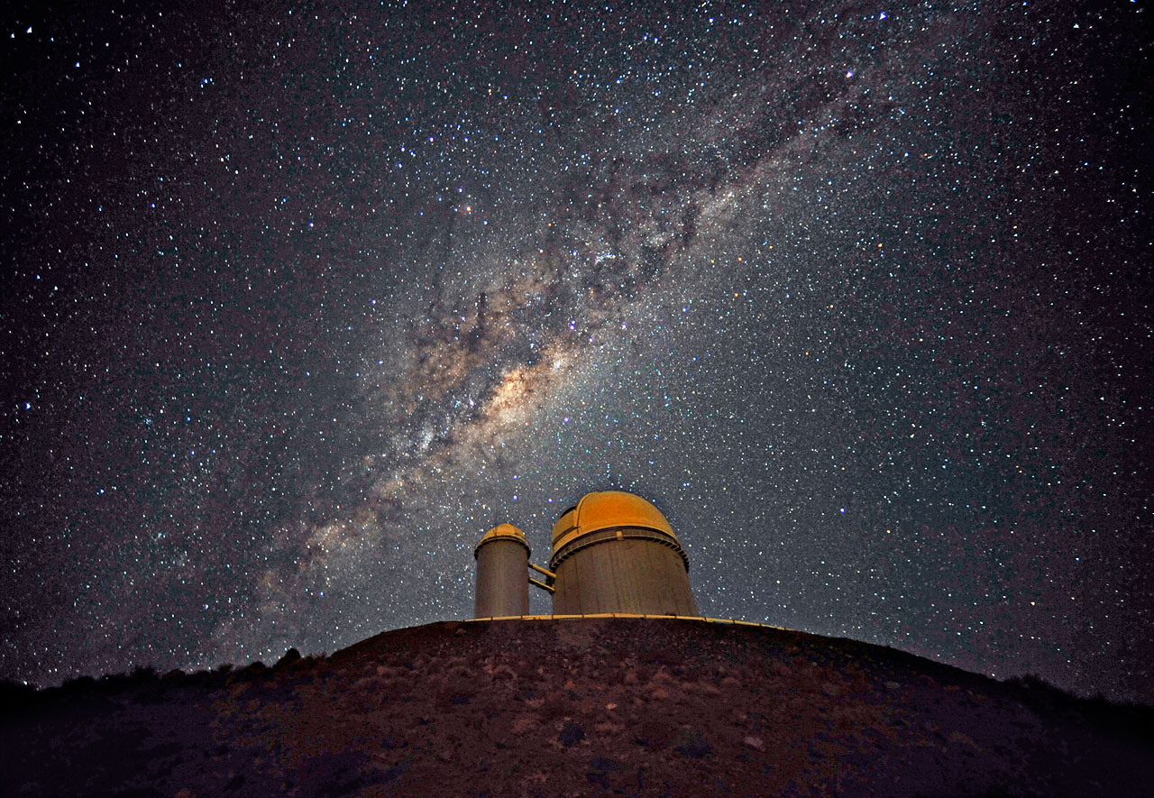 The Galactic Centre above the ESO 3.6-metre telescope