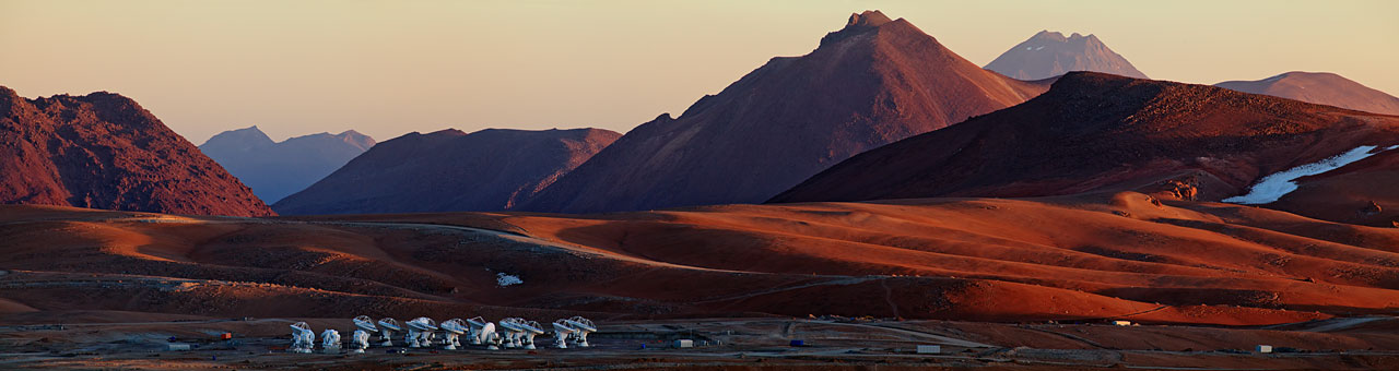 Panoramic view of the Chajnantor Plateau