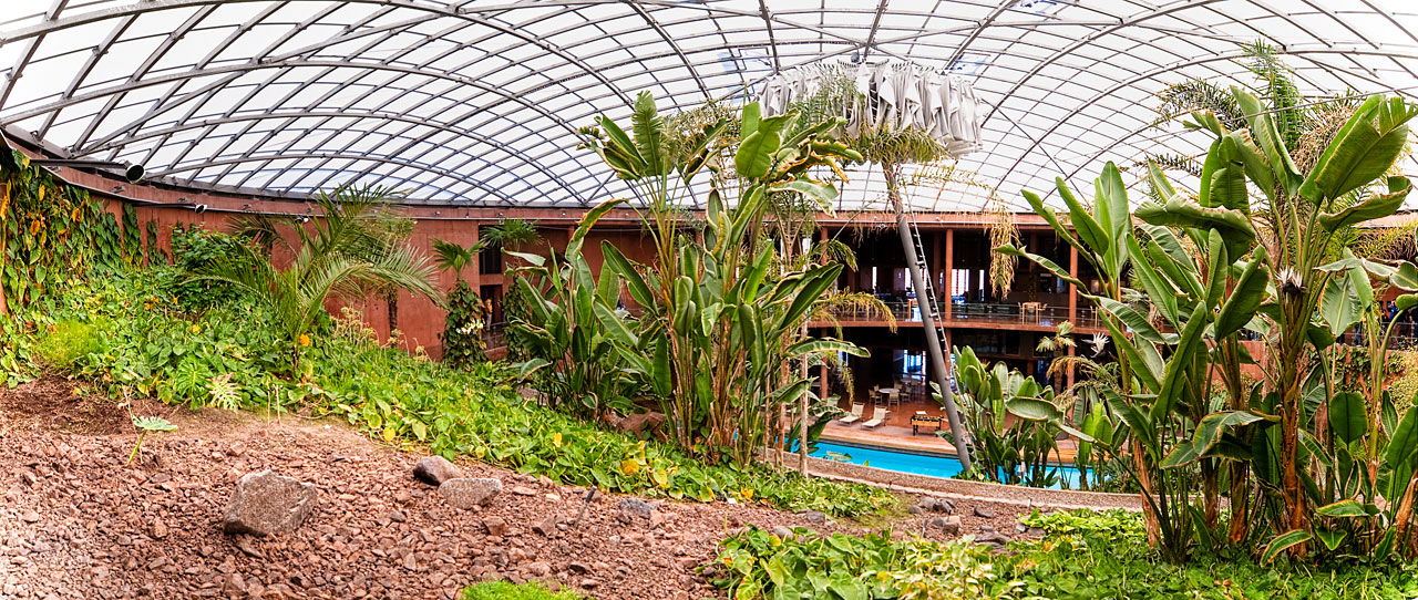 The dome of the Paranal Residencia