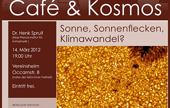 Café & Kosmos am 14. März 2012