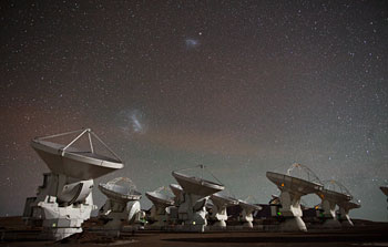 Divulgada compilação de vídeos time-lapse do ALMA