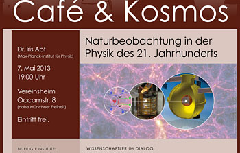 Café & Kosmos 7 May 2013