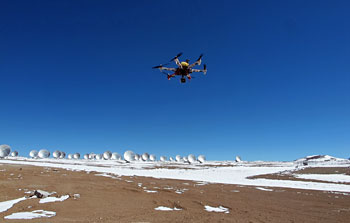ALMA Filmed with Hexacopter