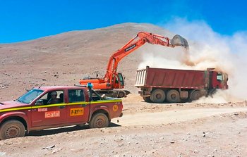 Inicio de obras del camino hacia Armazones