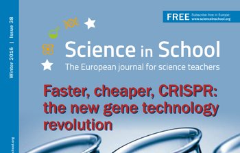 Science in School: Ausgabe 38 jetzt erhältlich