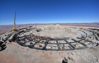 Construction of the ELT Dome Foundations Begins