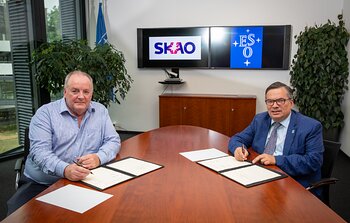 L'ESO et le SKAO signent un accord de coopération