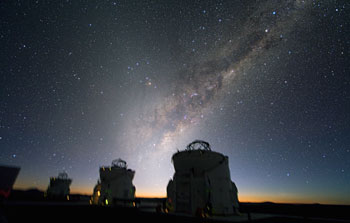 Mounted image 024: Zodiacal light at Paranal