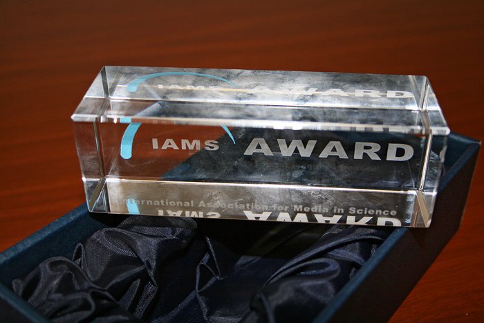 The TechFilm 2010 Award of the International Association for Media in Science