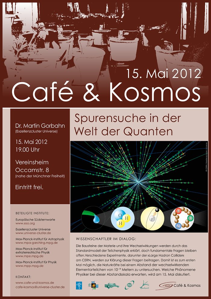 Póster del Café & Kosmos del 15 de mayo de 2012