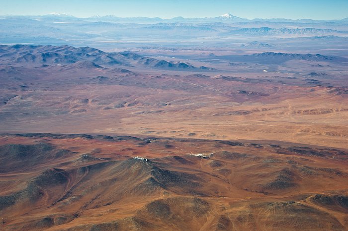 Die Landschaft um Paranal und Armazones