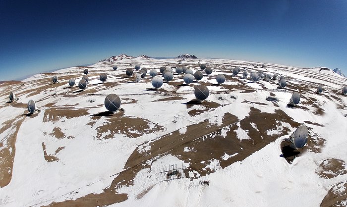 ALMA captada desde un hexacóptero