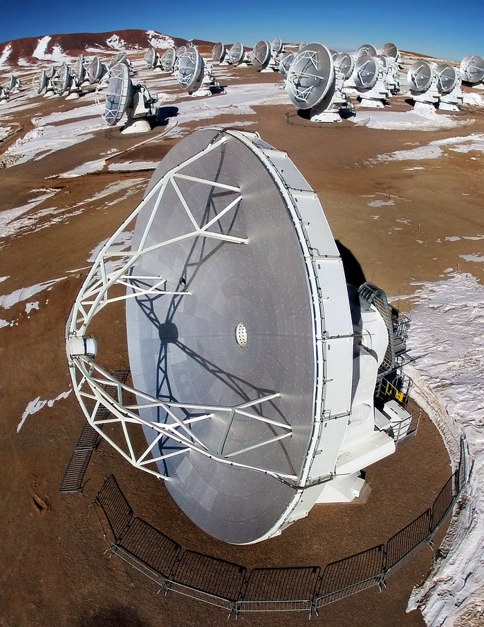 ALMA seen from a hexacopter