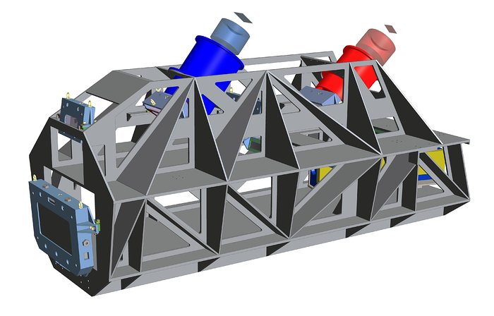 Technisches Rendering des ESPRESSO-Instruments