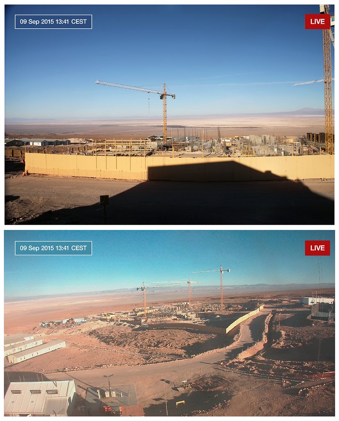 Webcams viser ALMAs Residencia