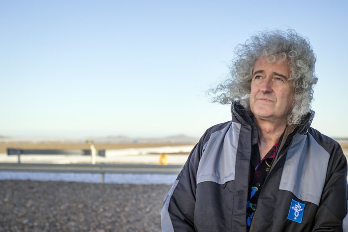 Rock star and sstrophysicist Brian May visits Paranal