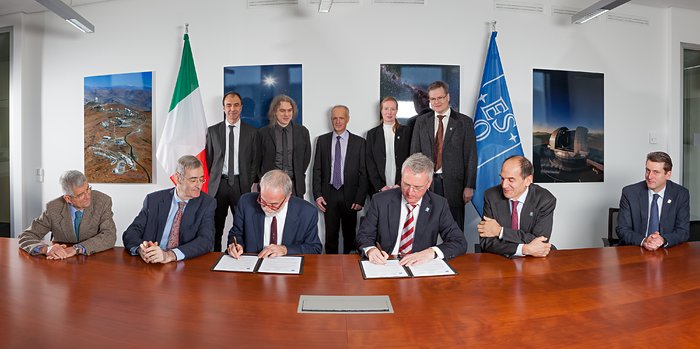 Agreement signed for E-ELT MAORY adaptive optics system